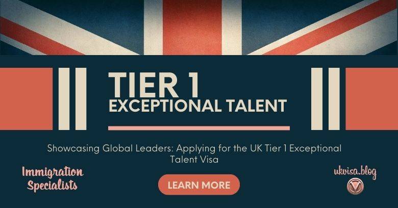 Tier 1 Exceptional Talent Visa