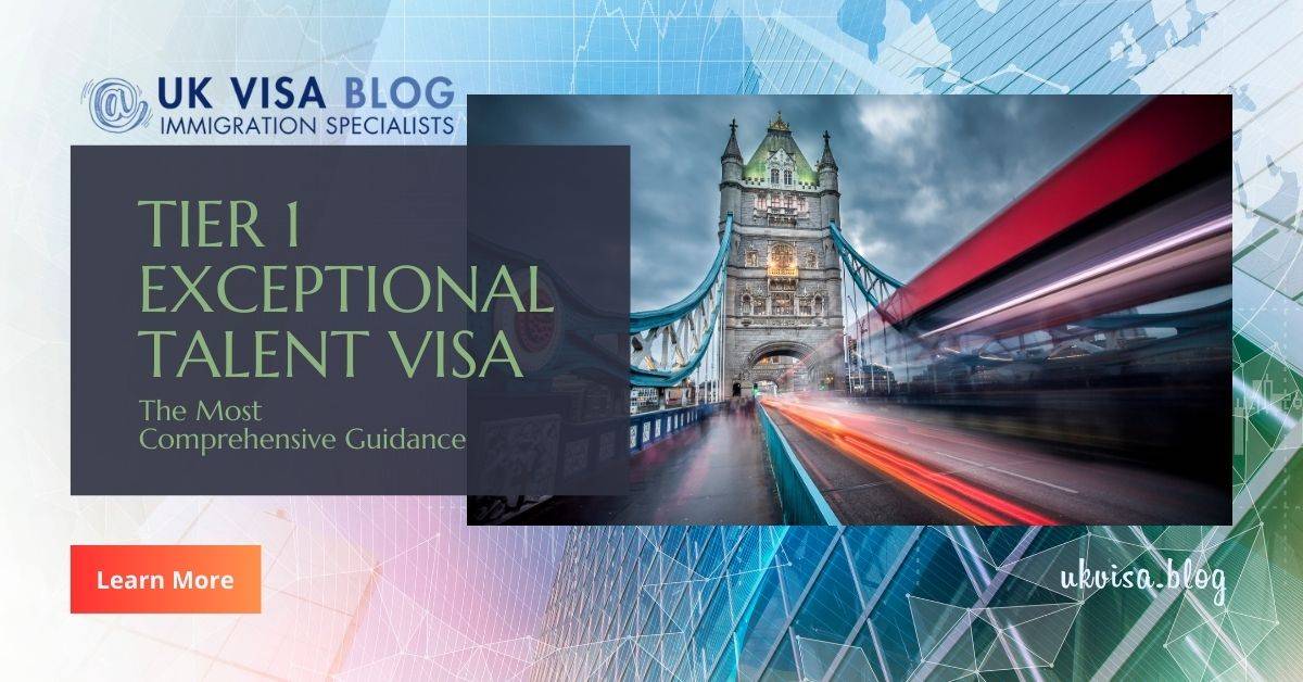 Tier 1 Exceptional Talent Visa UK Expert Guidance