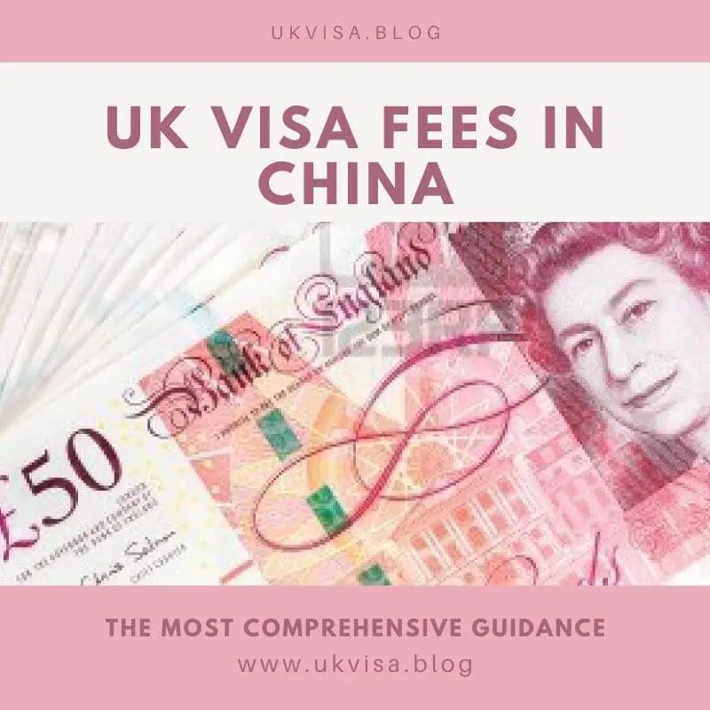 UK Visa Fees in China