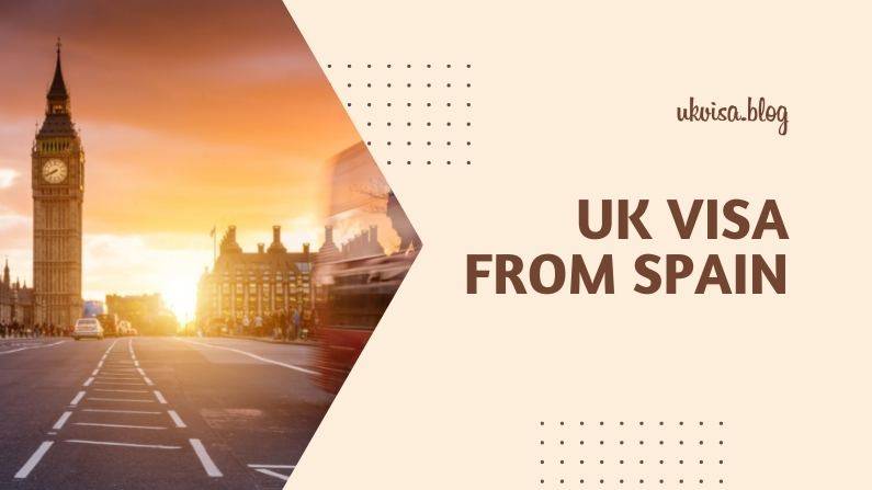 spain visit visa fee from uk