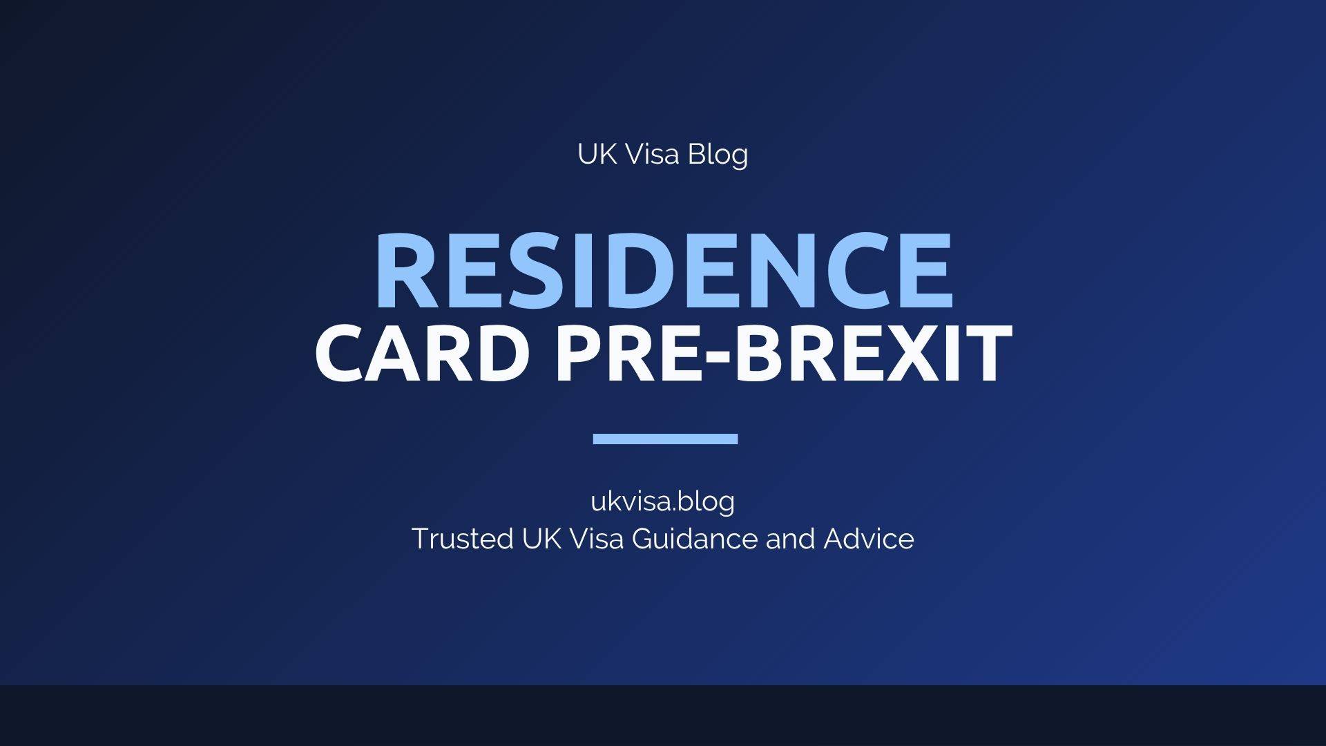 UK Residence Card & EEA Certificates Expert Guidance