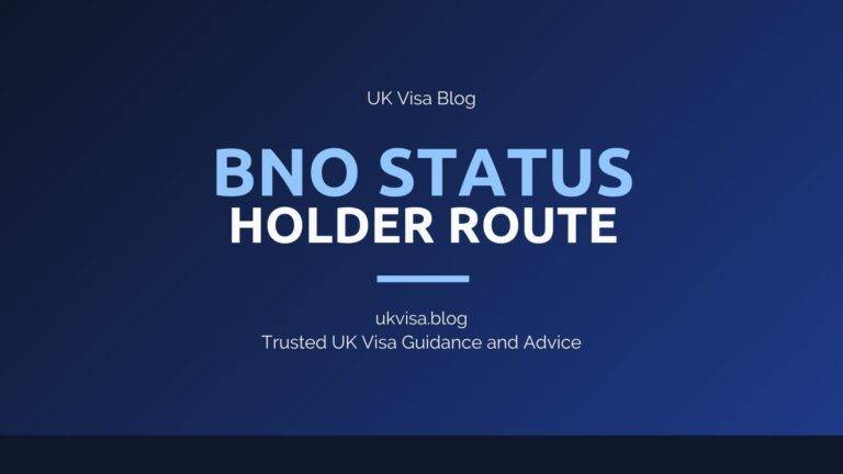 Bno Status Holder Route Featured Image Showing Uk Visa Blog Branding With Hong Kong 5+1 Pathway Guidance