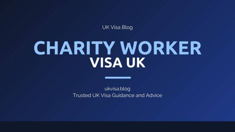 Charity Worker Visa Uk Featured Image Showing Uk Visa Blog Branding With Unpaid Voluntary Work Requirements