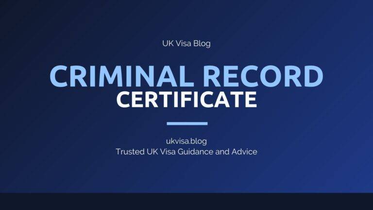Criminal Record Certificate Featured Image Showing Uk Visa Blog Branding With Acro And Police Clearance Guidance
