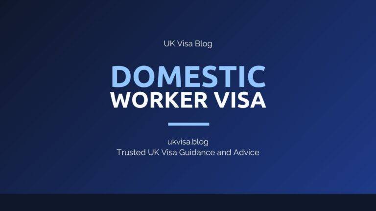 Domestic Worker Visa Uk Featured Image Showing Uk Visa Blog Branding With Overseas Household Worker Requirements