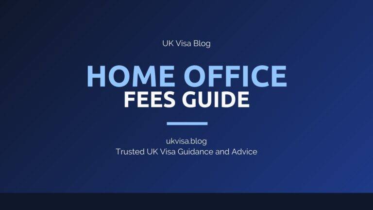 Home 12 Home Office Fees Guide Featured Image Showing Uk Visa Blog Branding With Ilr Brp Renewal And Citizenship Costs