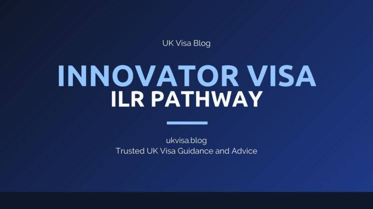 Innovator Visa Ilr Pathway Featured Image Showing Uk Visa Blog Branding With Settlement Transition Guidance