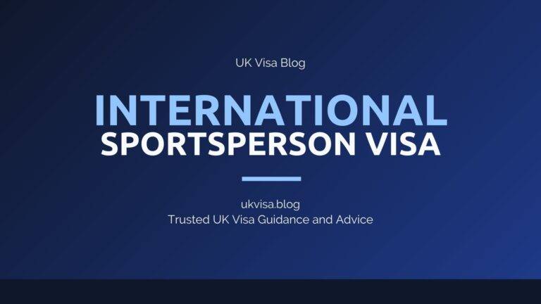 International Sportsperson Visa Uk Featured Image Showing Uk Visa Blog Branding With Athlete And Coach Requirements