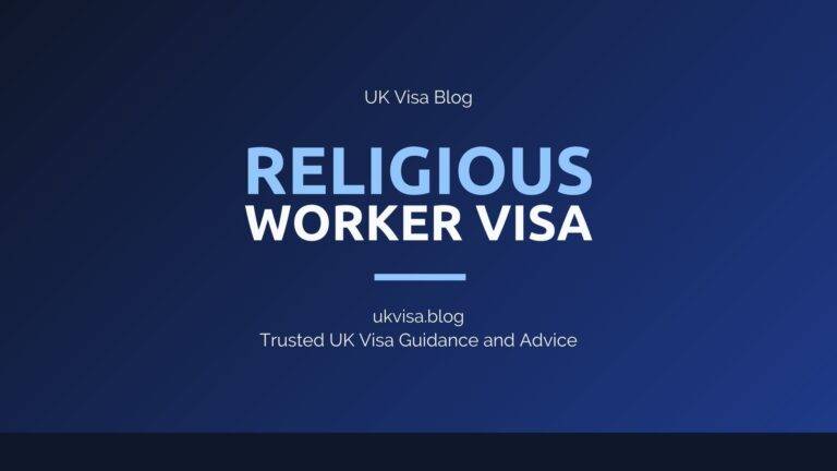 Religious Worker Visa Uk Featured Image Showing Uk Visa Blog Branding With Non-Ordained Religious Role Requirements