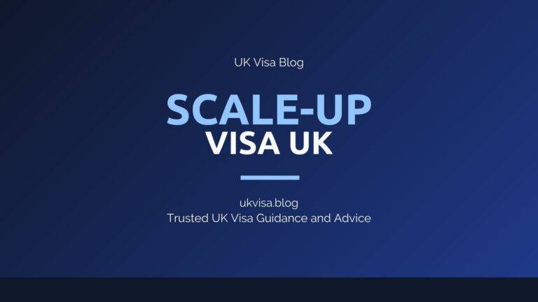 Scale-Up Visa Uk Featured Image Showing Uk Visa Blog Branding With Fast-Growing Company Requirements And Eligibility