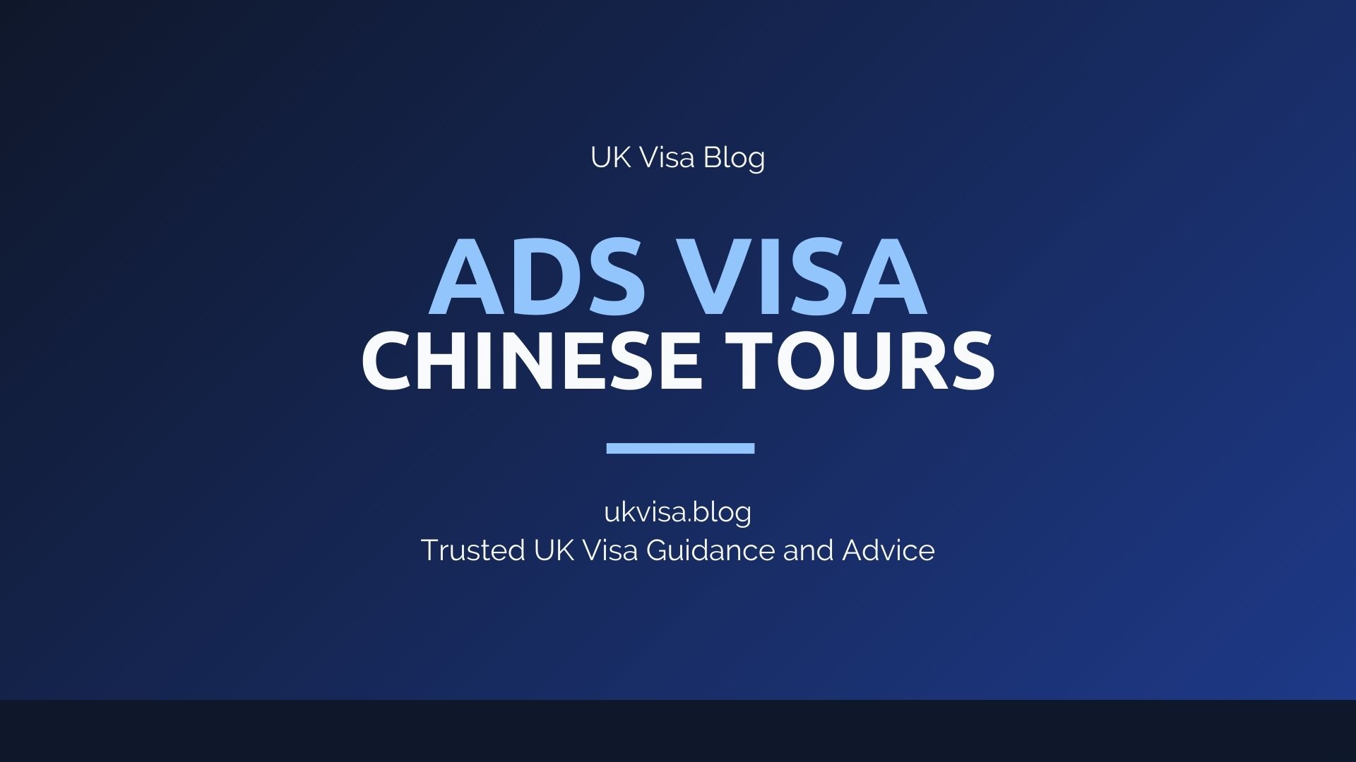 UK ADS visa featured image showing Chinese tour group visa guidance