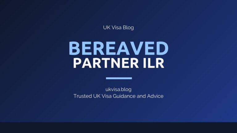 Uk Bereaved Partner Ilr Featured Image Showing Settlement After Death Of Spouse