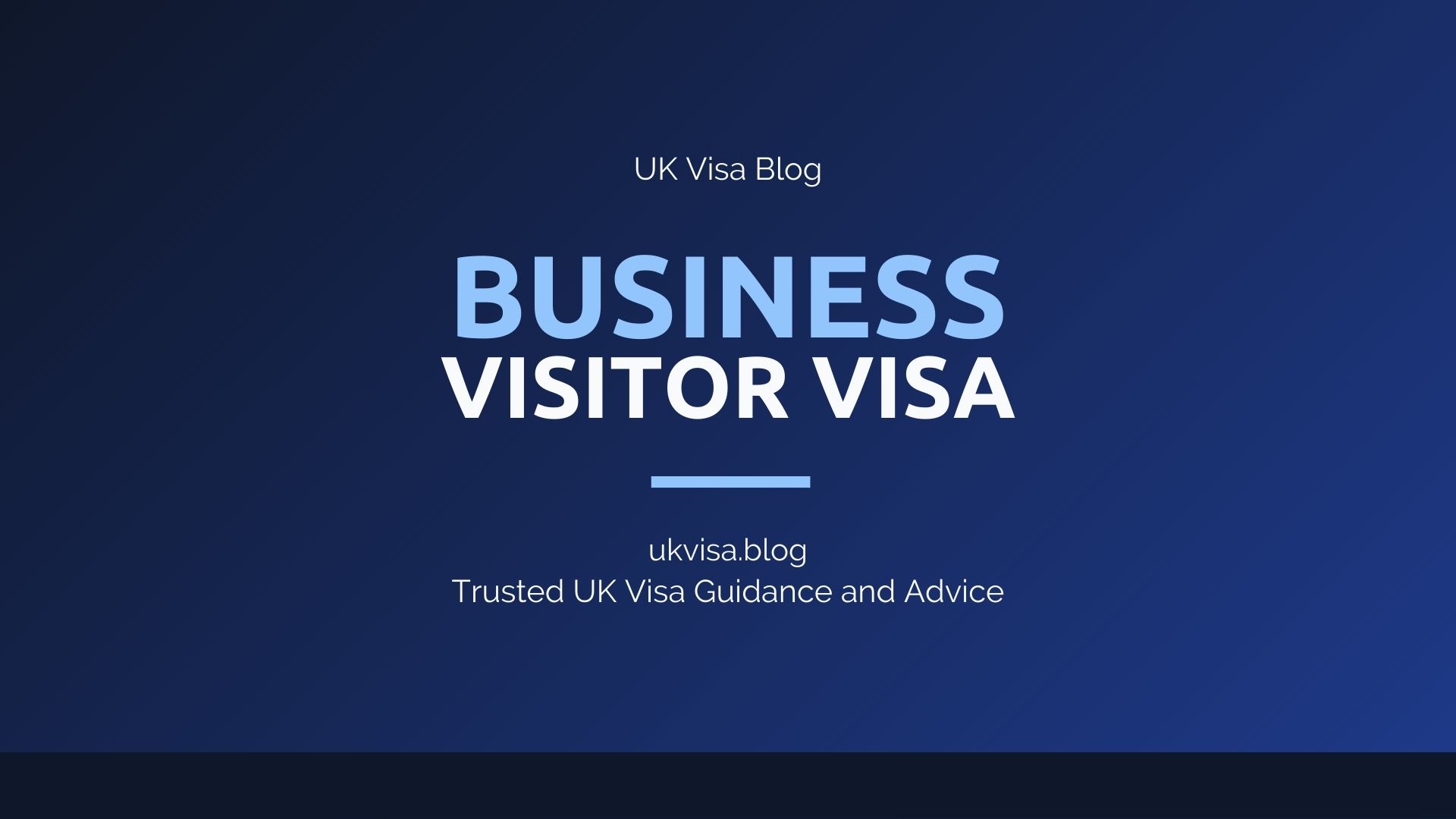 UK business visitor visa featured image showing business travel guidance