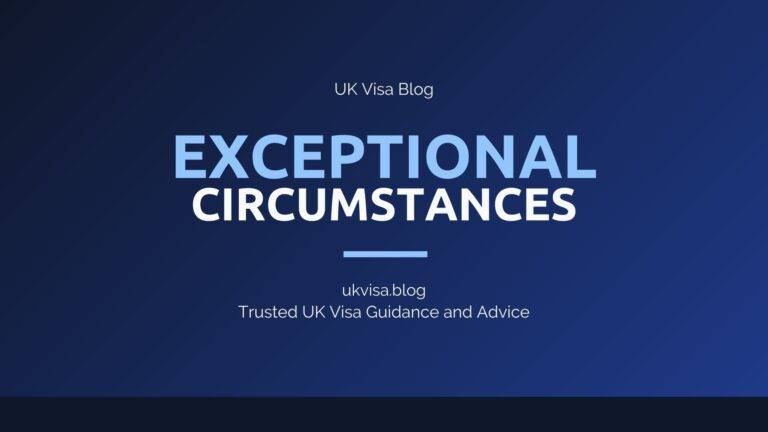 Uk Exceptional Circumstances Visa Featured Image Showing Family Visa Outside Rules Guidance