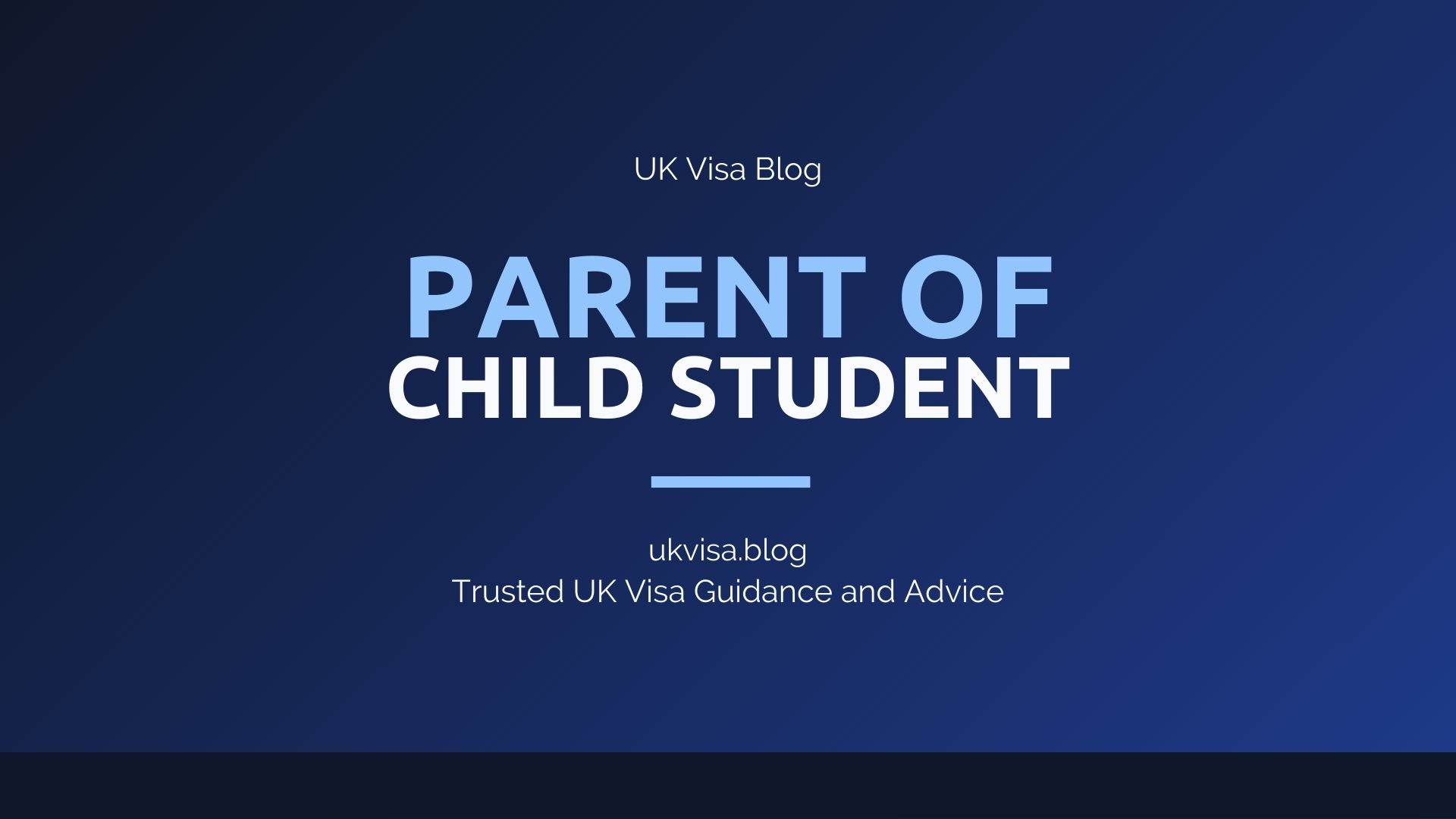 UK parent of child student visa featured image showing accompanying parent guidance