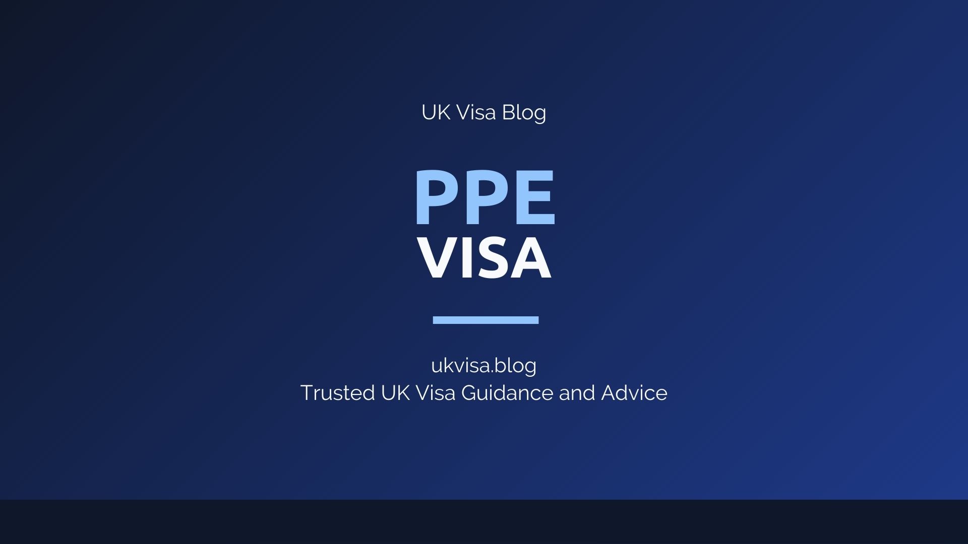 UK PPE visa featured image showing permitted paid engagement guidance