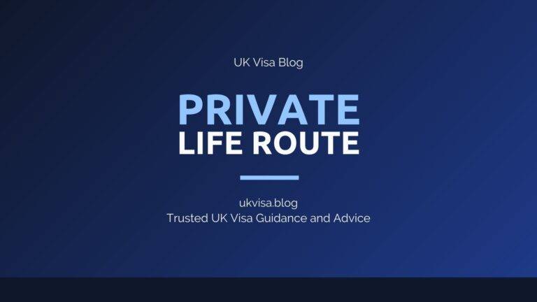 Home 3 Private Life Route Visa Uk - Requirements, Ilr Pathways And How To Apply