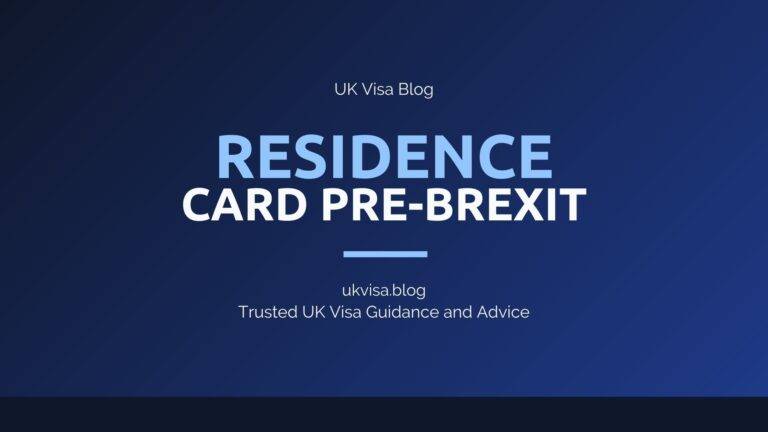 Uk Residence Card Pre-Brexit Featured Image Showing Uk Visa Blog Branding With Guidance On Historical Eea Residence Documentation
