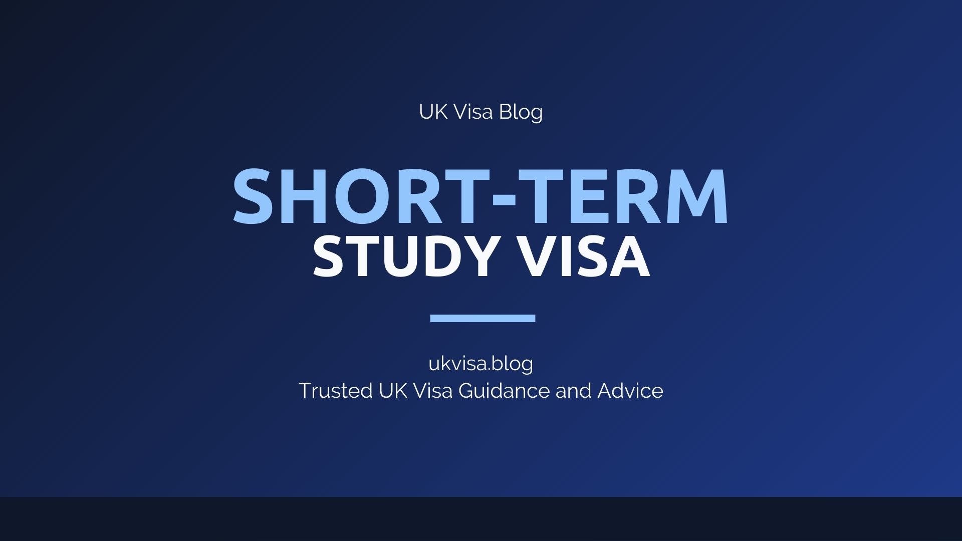 UK short-term study visa for English language courses up to 11 months