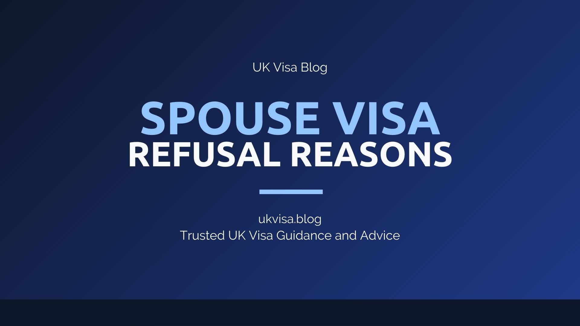 UK spouse visa refusal reasons featured image showing common rejection grounds