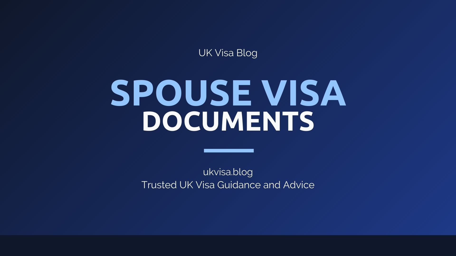 UK spouse visa supporting documents featured image showing document checklist