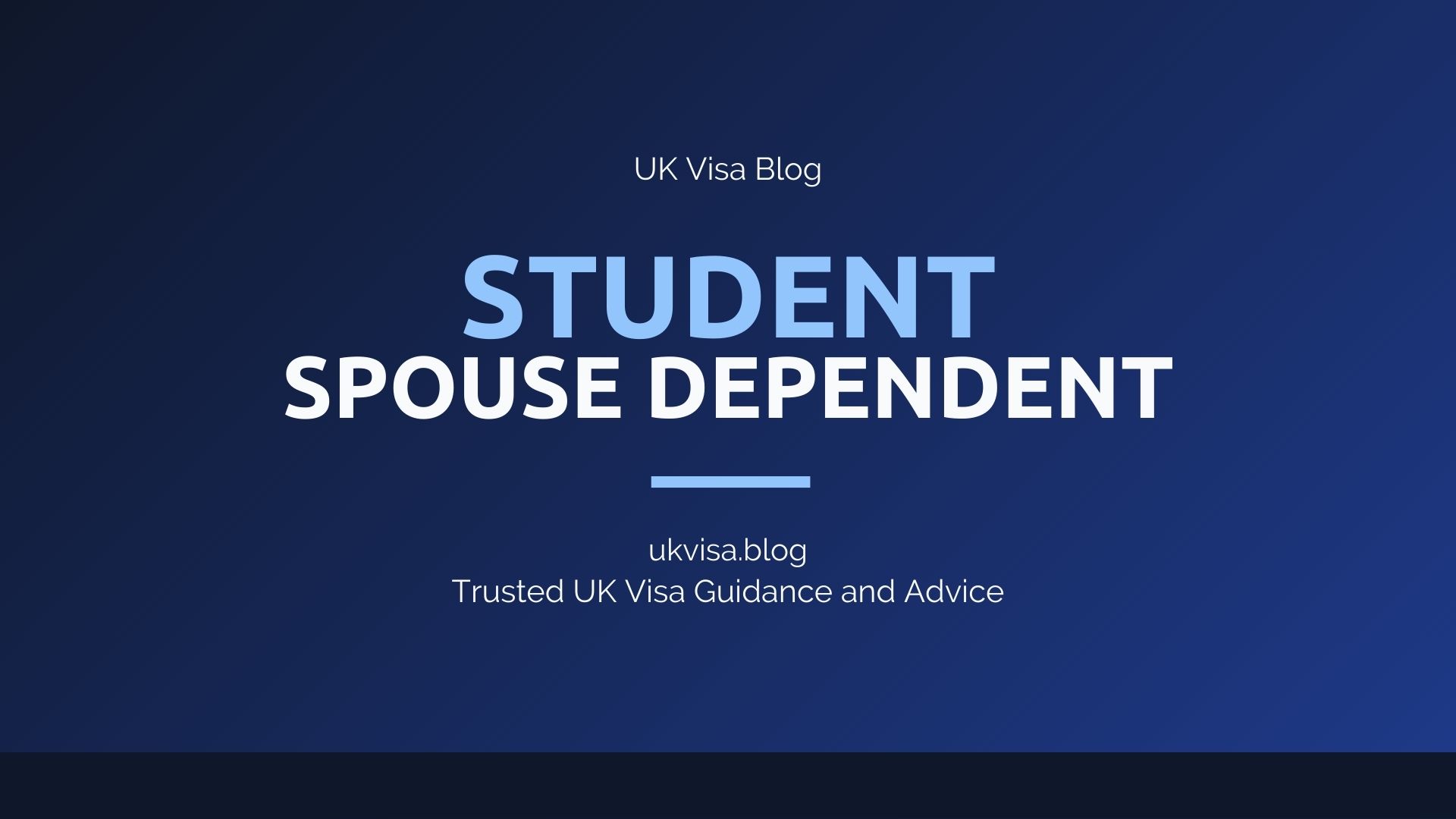 UK student dependent visa for spouse and partner applications