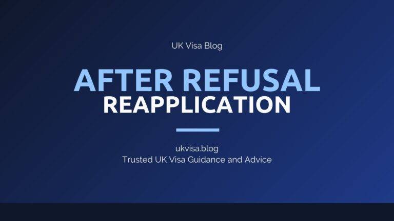 Home 8 After Refusal Reapplication Guide Featured Image Showing Uk Visa Blog Branding With Expert Reapplication Guidance