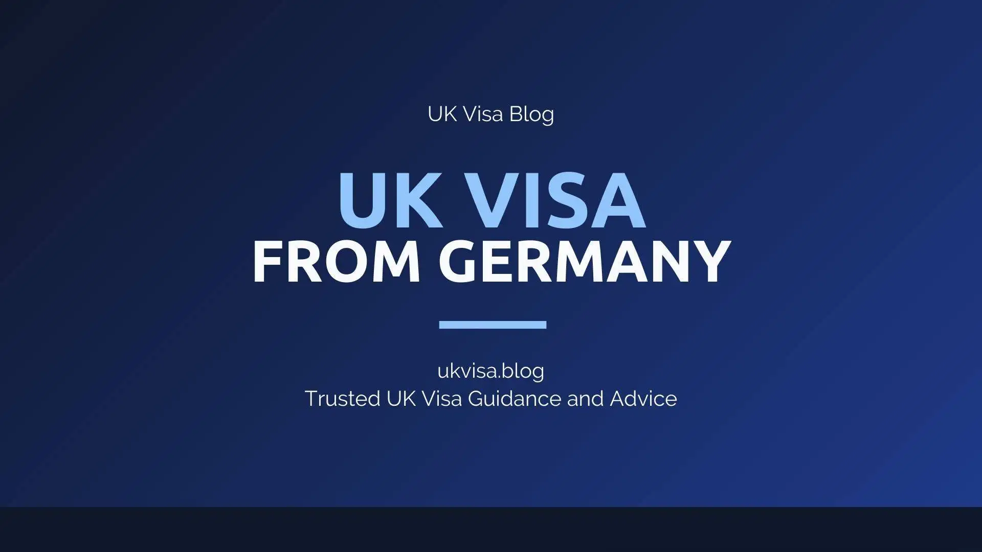 UK Visa from Germany featured image showing UK Visa Blog branding with entry requirements and ETA guidance for German citizens visiting the UK