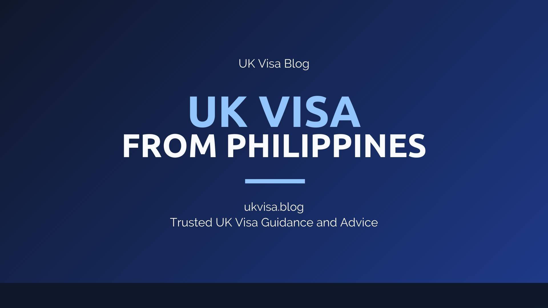 UK Visa from Philippines featured image showing UK Visa Blog branding with visa requirements and fees guidance for Filipino citizens