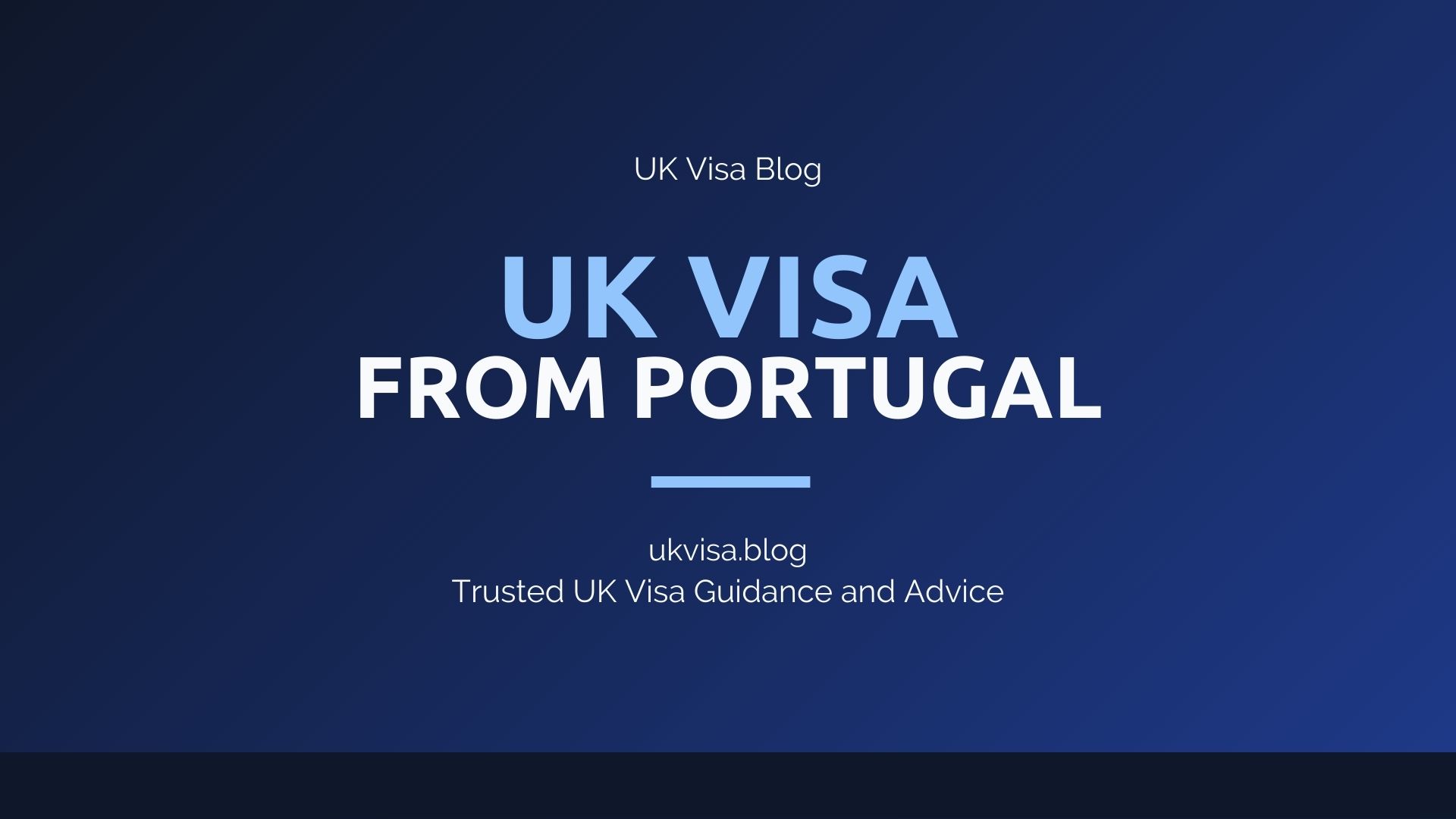 UK Visa from Portugal featured image showing UK Visa Blog branding with entry requirements and ETA guidance for Portuguese citizens visiting the UK