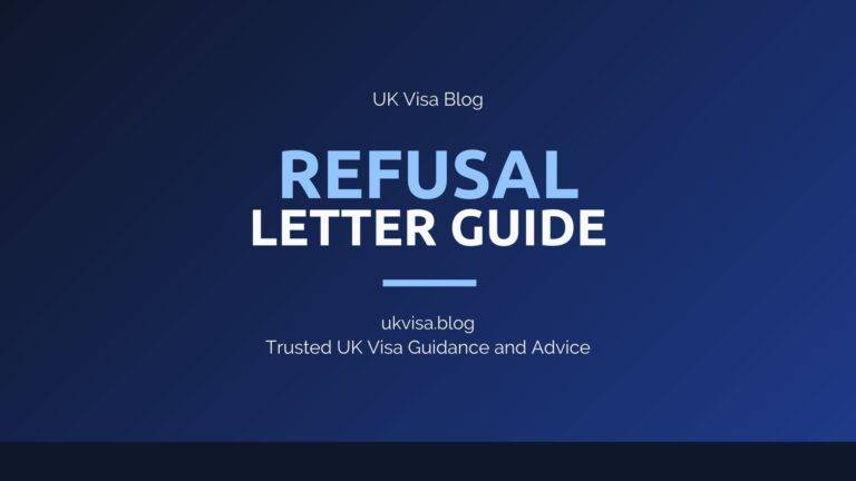 Home 6 Uk Visa Refusal Letter Guide Featured Image Showing Uk Visa Blog Branding With Decision Notice Explanation