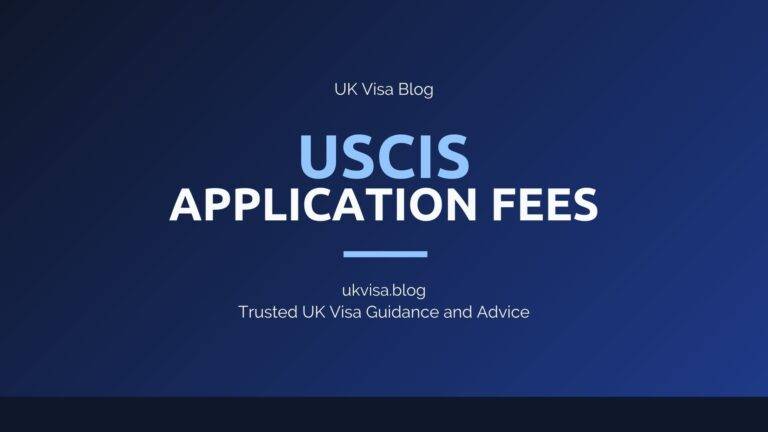 Uscis Application Fees Featured Image Showing Uk Visa Blog Branding With Us Citizenship And Immigration Service Fee Guidance