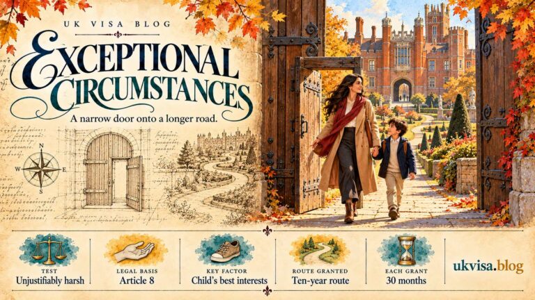 Exceptional Circumstances UK Family Visa 2026: Compassionate Grounds Guide