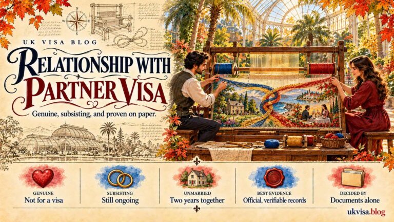 Relationship with Partner Visa UK 2026: Proof of Genuine Relationship Guide