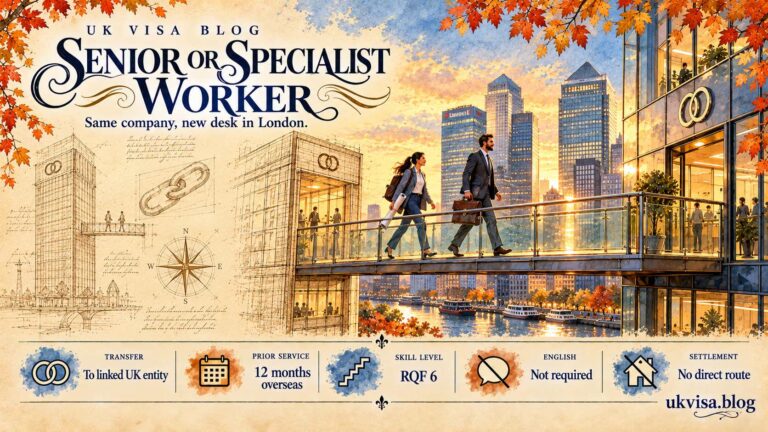 Senior or Specialist Worker Visa UK 2026: Requirements & Salary Rules