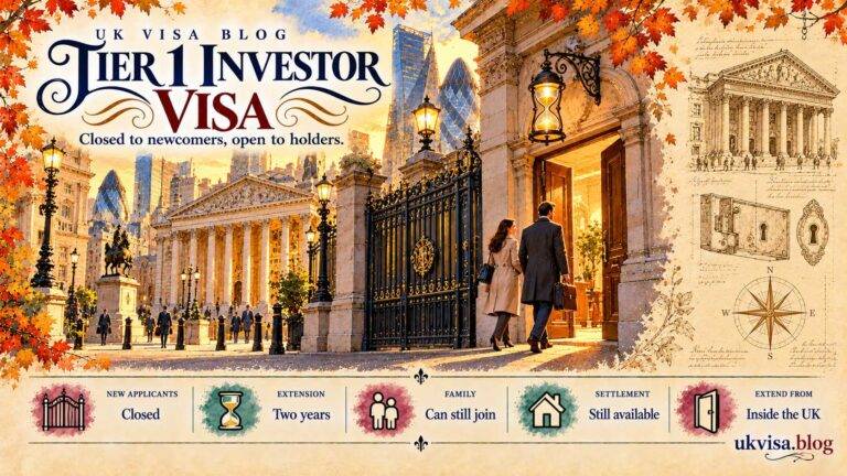 Tier 1 Investor Visa UK 2026: Extension Deadline, ILR Guide & Alternatives 5 Tier 1 Investor Visa UK 2026: Extension Deadline, ILR Guide & Alternatives