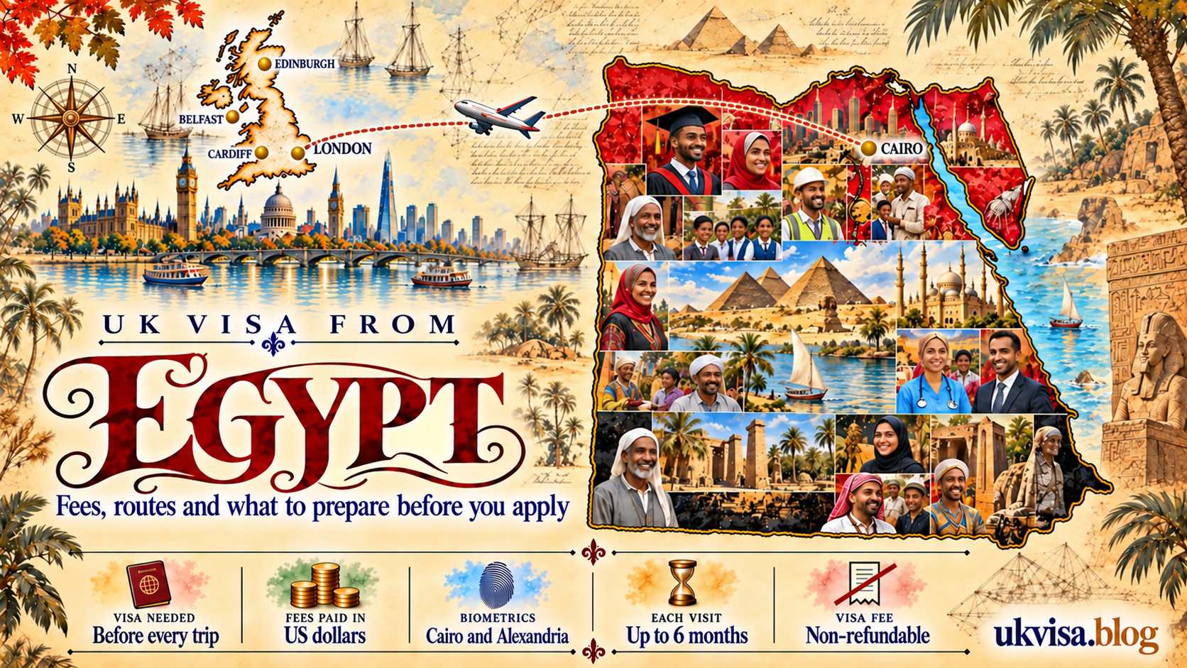 UK Visa Fees Egypt 2026: Official Prices for Egyptian Citizens