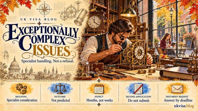 UK Visa “Exceptionally Complex Issues” Email 2026: Meaning, Timeline & Action