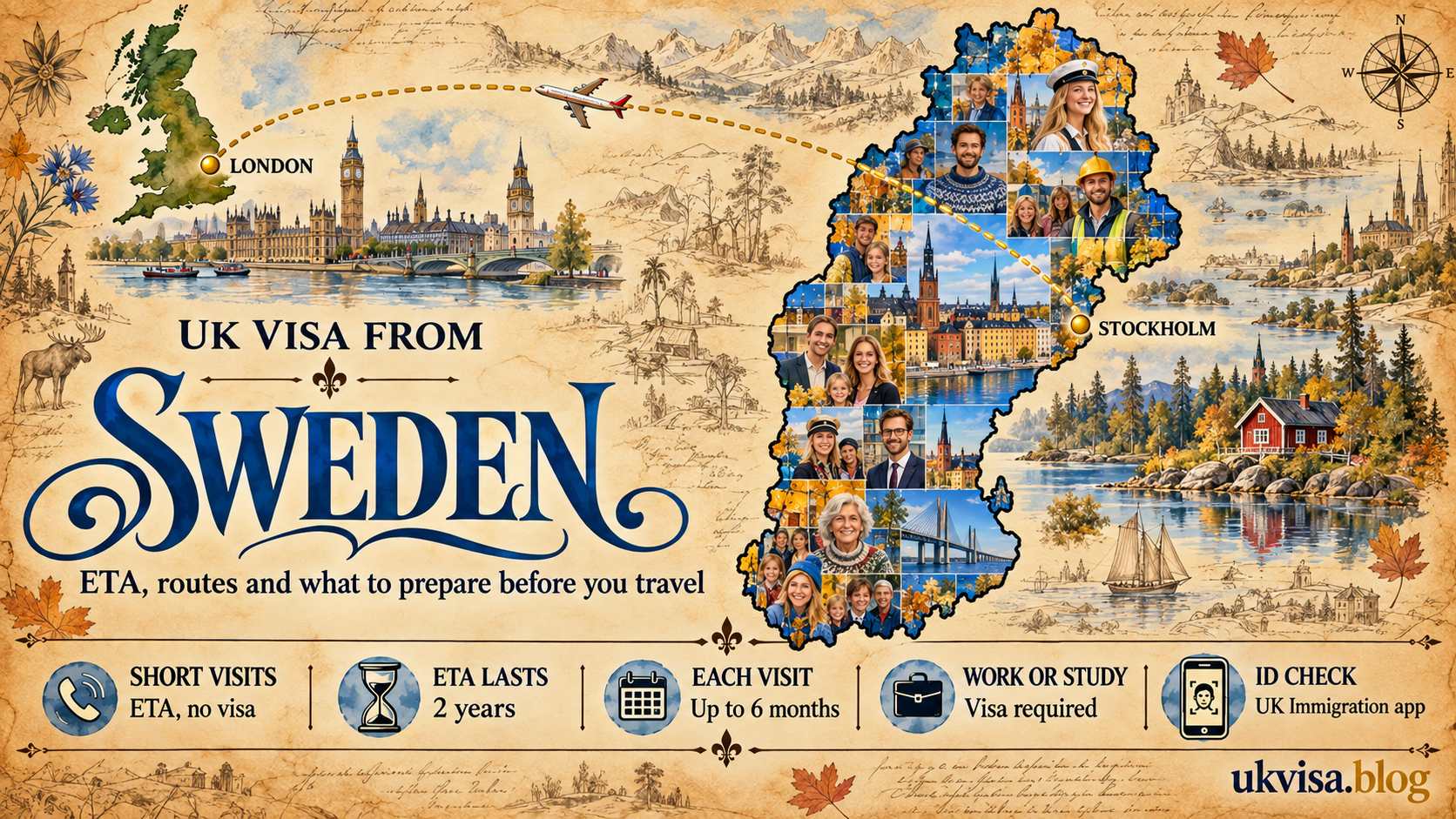 UK Visa from Sweden 2026: ETA, Fees & Requirements