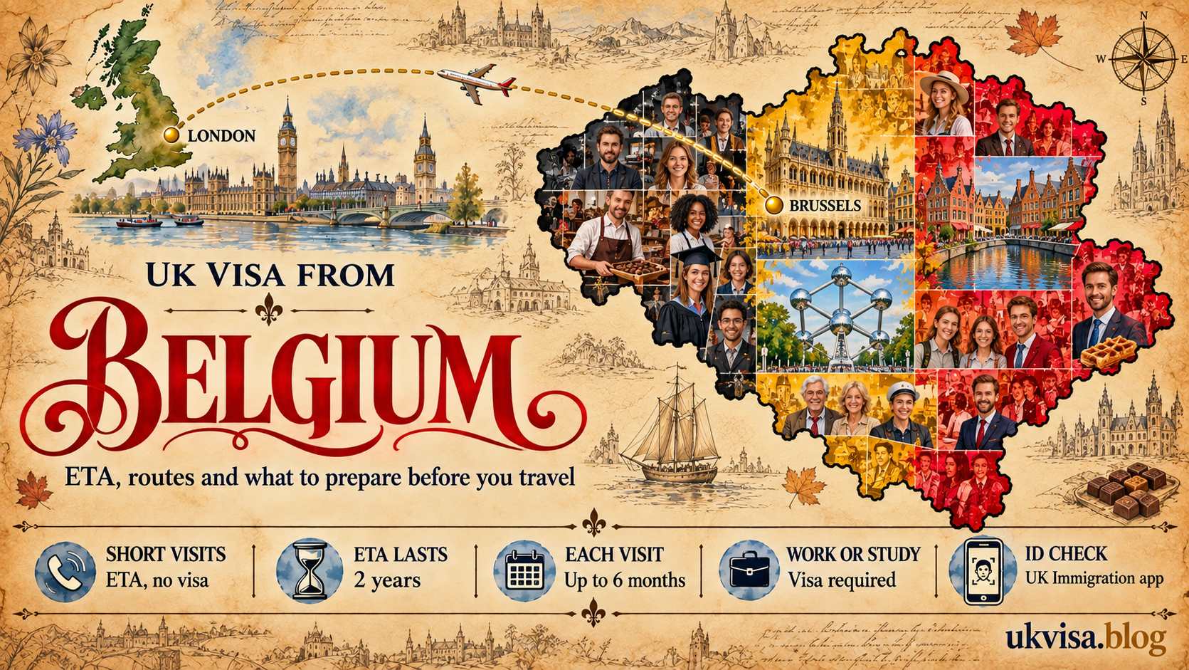 UK Visa from Belgium 2026: Fees, ETA Requirements & How to Apply