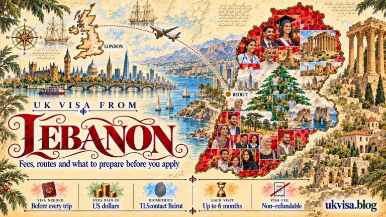 UK Visa Fees from Lebanon 2026: Costs, Documents & How to Apply