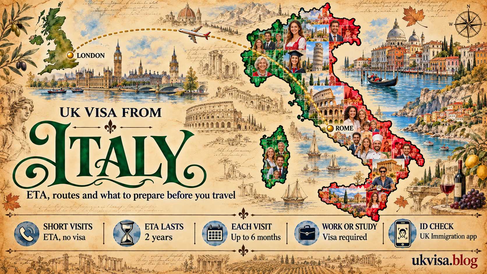 UK Visa for Italian Citizens 2026: Fees, ETA Requirements & How to Apply from Italy