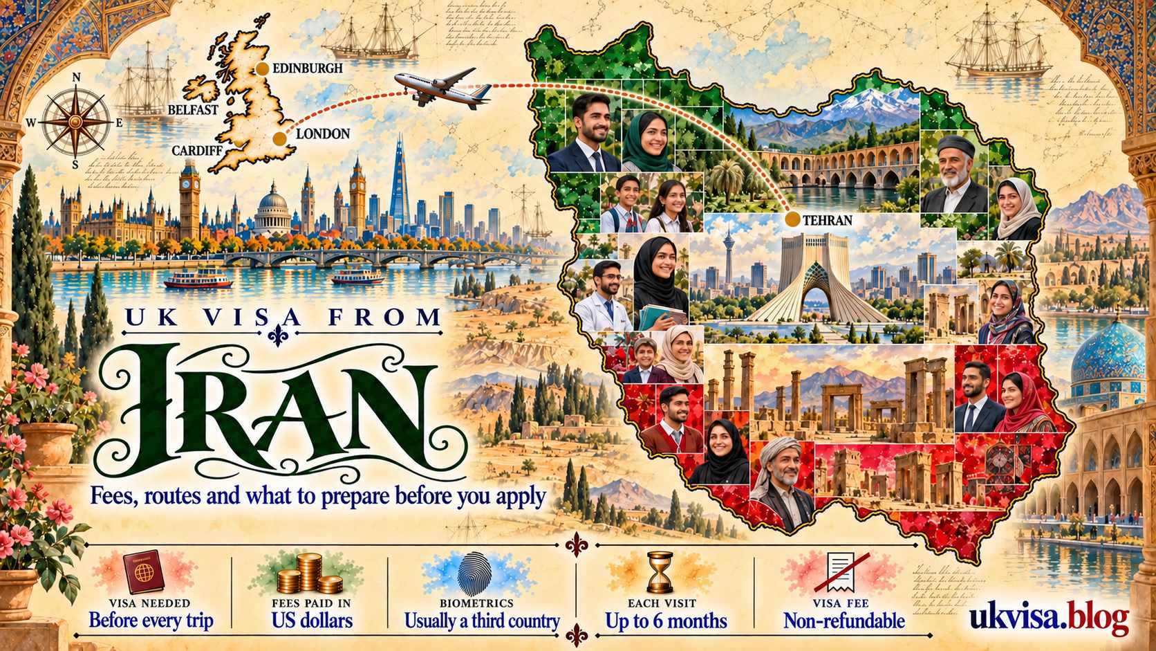 UK Visa from Iran 2026: Fees, Requirements & Grant Rates