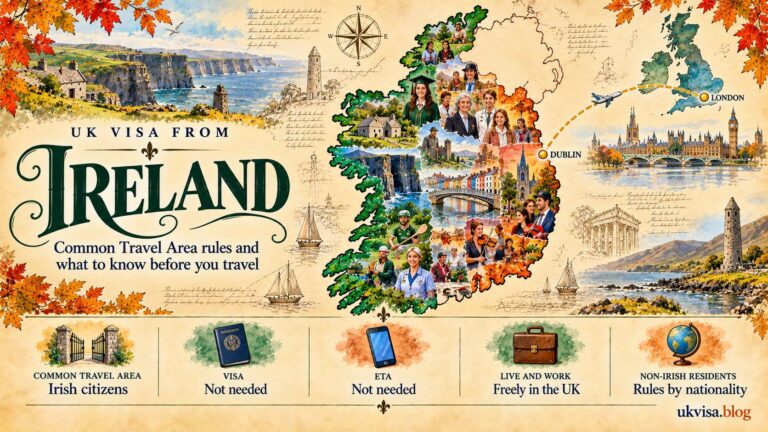 UK Visa from Ireland 2026: Common Travel Area Rules & Requirements
