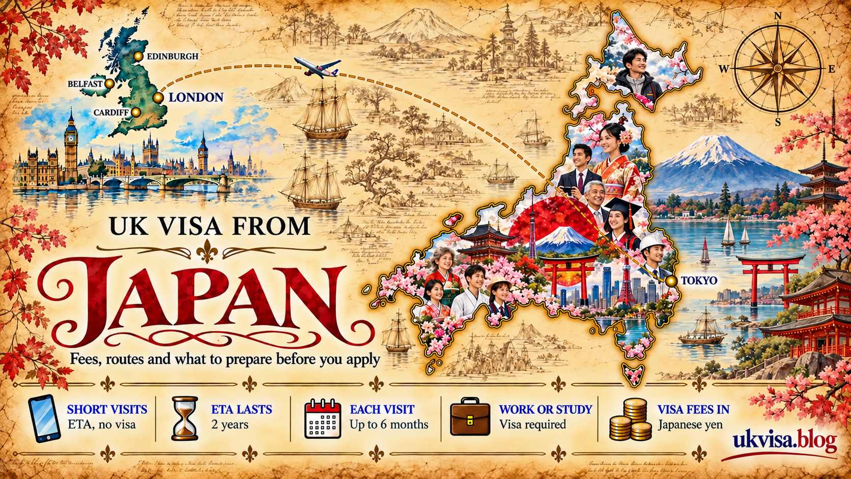 UK Visa from Japan 2026: ETA, Youth Mobility & Visa Routes