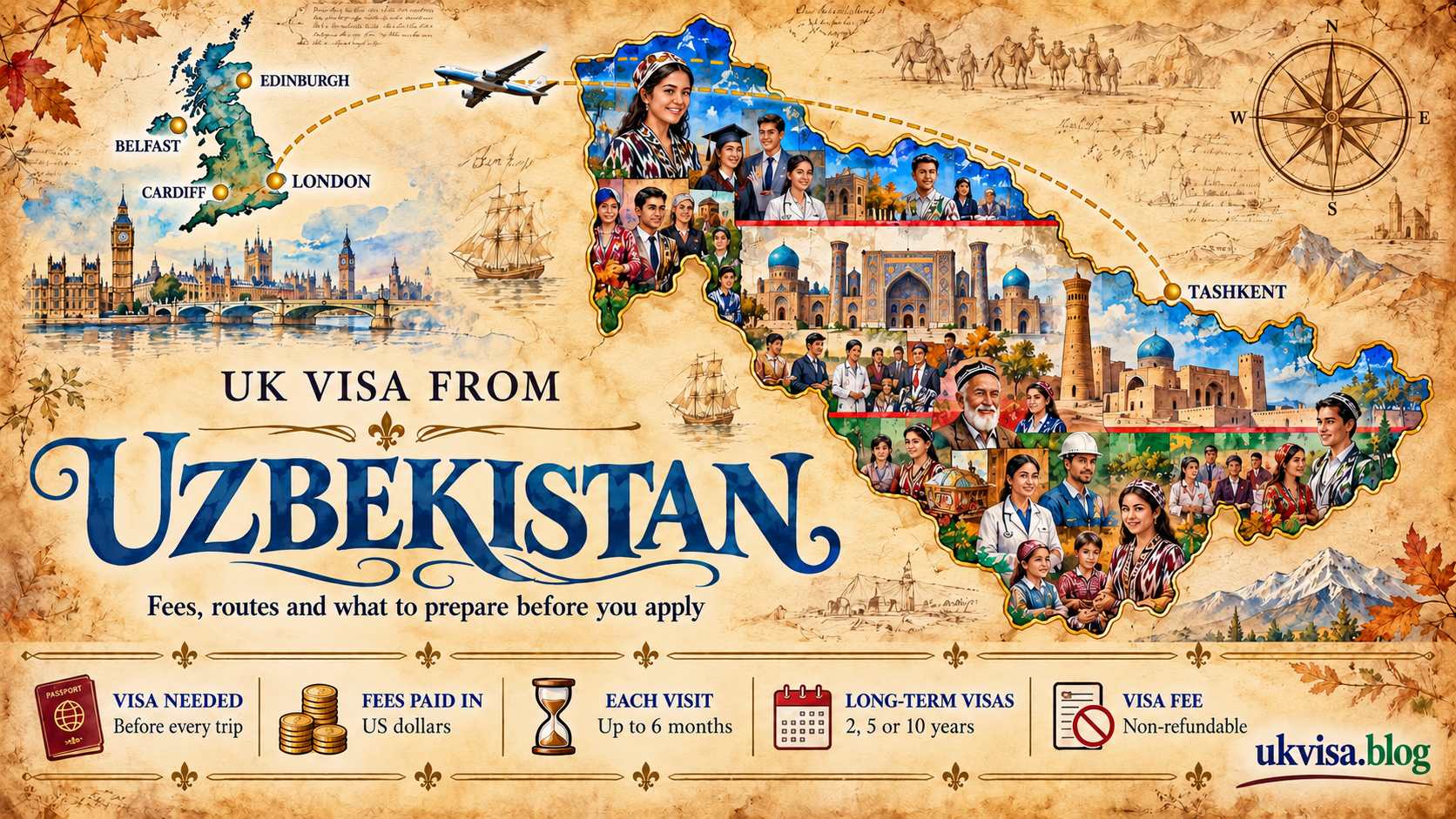 UK Visa from Uzbekistan 2026: Fees, Requirements & Success Rate 2 UK Visa from Uzbekistan 2026: Fees, Requirements & Success Rate