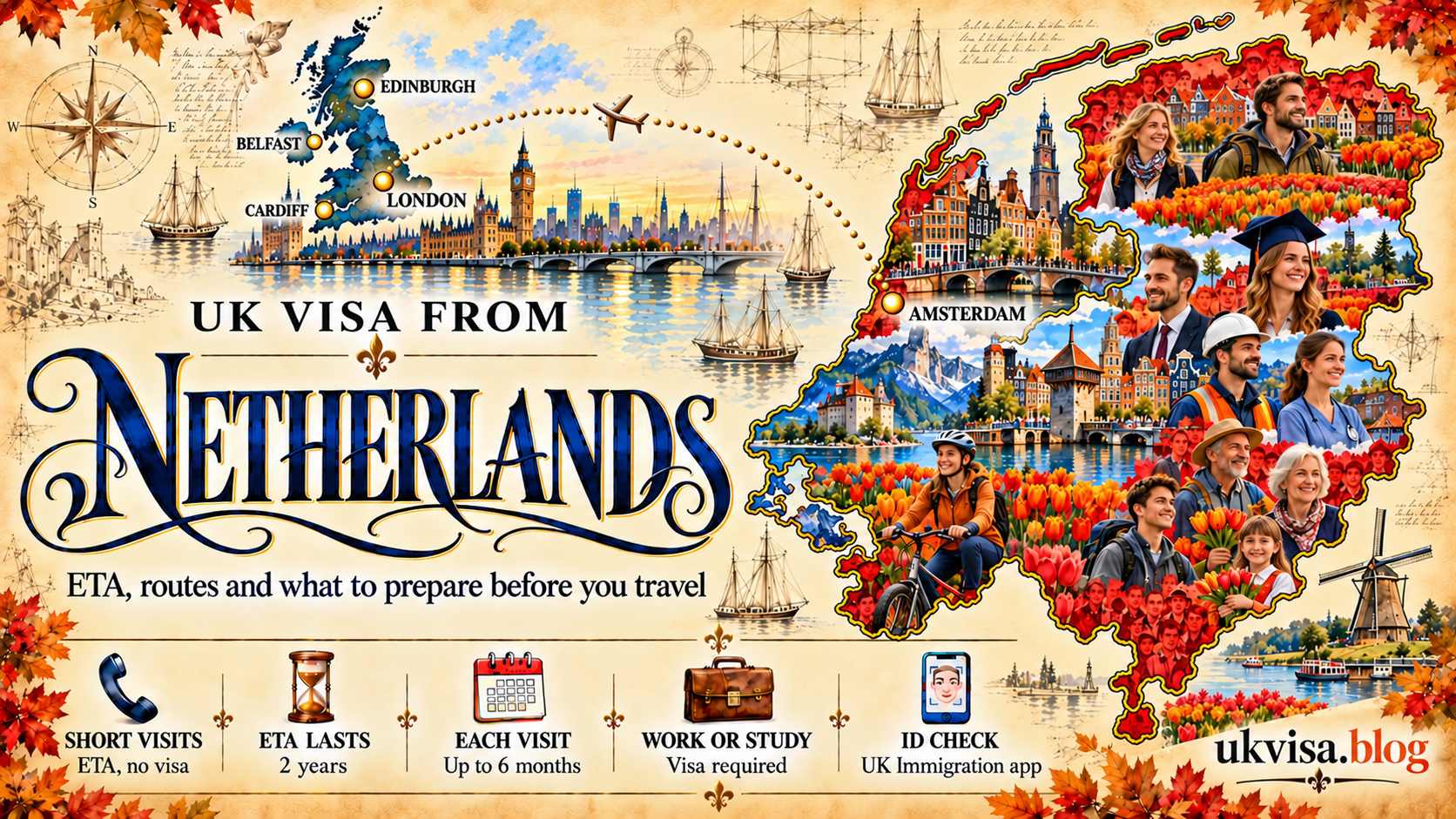 UK Visa from Netherlands 2026: Fees (EUR), ETA Requirements & How to Apply