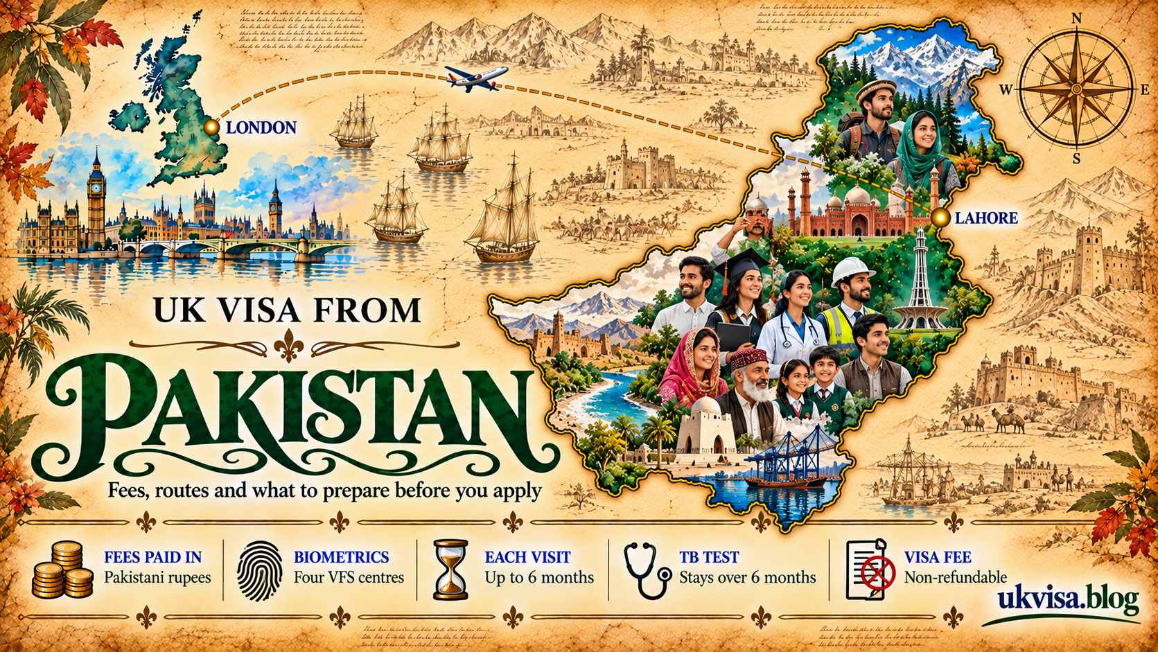 UK Visa Price in Pakistan 2026: Visit Visa Fee in Rupees & Ratio