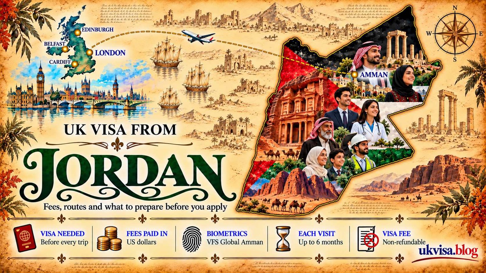 UK Visa Requirements for Jordanian Citizens 2026: Fees & ETA Rules