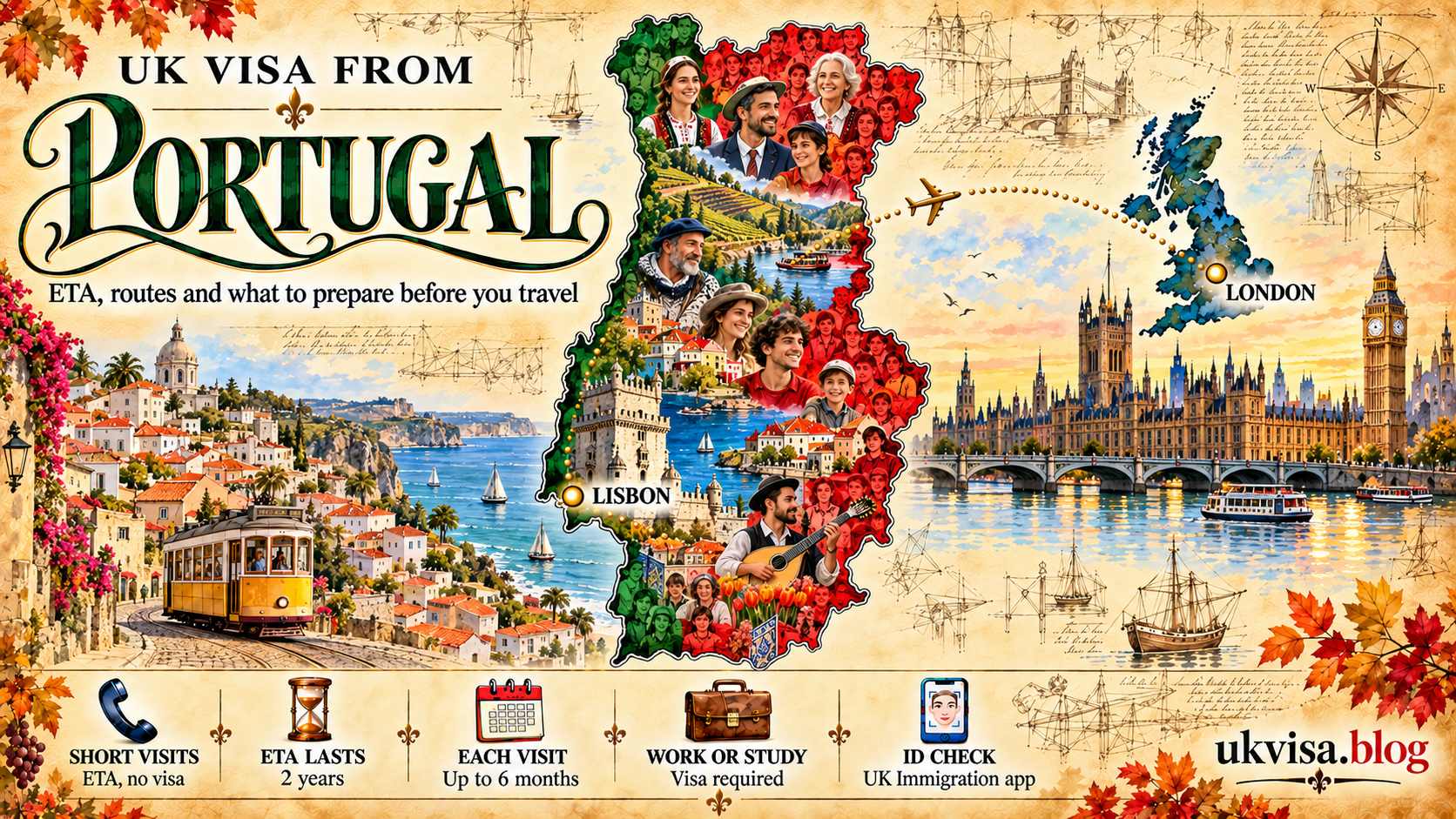 UK Visa from Portugal 2026: ETA Requirements, Fees & Portuguese Passport Entry